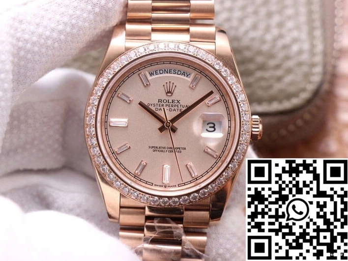 Diamond EW M228345RBR-0007 Rolex Factory Sundust Day-Date Dial 0505